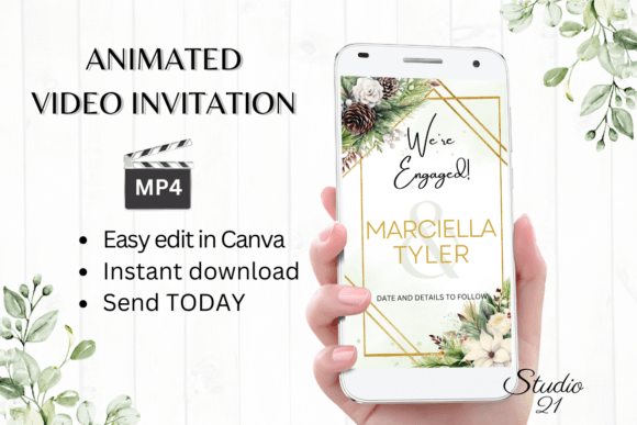 Announce Your Holiday Engagement with W1174B