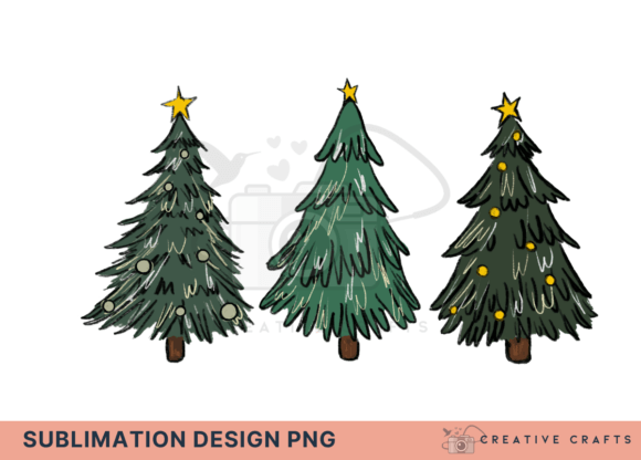 Christmas Trees PNG: Your Go-To for Festive Design Assets