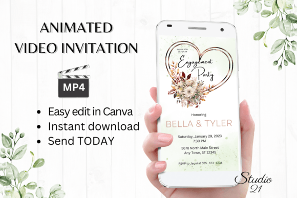 Fall Engagement Party Invite W1168: A Modern Digital Solution